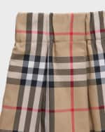 Image 3 of 3: Burberry Girl's Gabrielle Vintage Check Kilt Skirt, Size 6M-2T