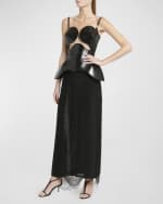 Image 5 of 6: Alexander McQueen Ladder Fringe Pencil Maxi Skirt