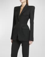 Image 5 of 7: Alexander McQueen Scultped Bust Blazer Jacket