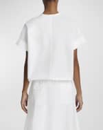 Image 2 of 3: Vince Short Dolman-Sleeve Pullover Top