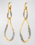 Image 1 of 2: Alexis Bittar Solanales Crystal Linear Link Earrings