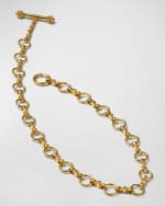 Image 4 of 4: Elizabeth Locke 19k Diamond Celtic Link Necklace