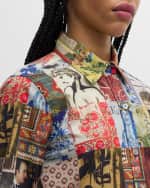 Image 6 of 7: Libertine Bloomsbury Collage New Classic Shirt