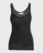 Image 1 of 7: Gabriela Hearst Sanne Sequined Tank Top