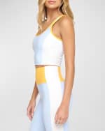 Image 3 of 3: Spiritual Gangster Indie Colorblock Cropped Tank Top