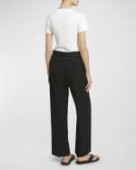 Image 3 of 6: Proenza Schouler Otis High-Rise Straight-Leg Viscose-Wool Pants