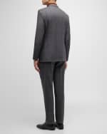 Image 5 of 6: ZEGNA Men's Trofeo Plaid Suit