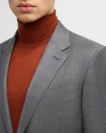 Image 4 of 6: ZEGNA Men's Trofeo Plaid Suit
