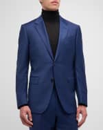 Image 3 of 6: ZEGNA Men's Trofeo Wool Pindot Suit