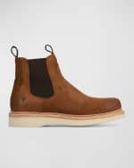 Image 1 of 3: Frye Men's Hudson Suede Chelsea Boots
