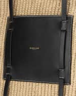 Image 3 of 6: DeMellier Capri Raffia & Leather Tote Bag