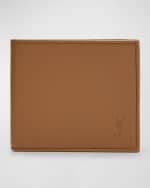Image 1 of 3: Saint Laurent Men's YSL Bifold Wallet in Leather