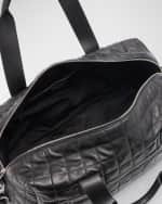 Image 5 of 6: Saint Laurent Men's Nuxx Quilted Leather Duffel Bag