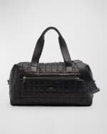 Image 1 of 6: Saint Laurent Men's Nuxx Quilted Leather Duffel Bag
