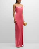 Image 5 of 6: Cult Gaia Strappy Backless Column Gown