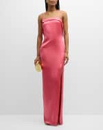Image 1 of 6: Cult Gaia Strappy Backless Column Gown