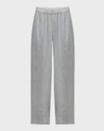 Image 1 of 6: Eileen Fisher Striped Wide-Leg Organic Linen Pants