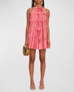 Image 1 of 3: Cult Gaia Marla Sleeveless Pleated Mini Dress