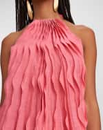 Image 3 of 3: Cult Gaia Marla Sleeveless Pleated Mini Dress