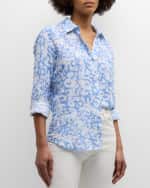 Image 2 of 6: Rails Ellis Diffused Cheetah Button-Front Shirt