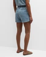 Image 4 of 6: Rails Foster Denim Paperbag Shorts