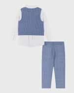 Image 2 of 5: Andy & Evan Boy's Four-Piece Suit Set, Size 2T-8