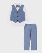 Image 1 of 5: Andy & Evan Boy's Four-Piece Suit Set, Size 2T-8