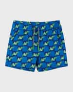 Image 3 of 5: Andy & Evan Boy's Graphic Rashguard & Shorts Set, Size 2T-8