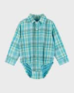 Image 4 of 6: Andy & Evan Boy's Four-Piece Sweater Vest Set, Size Newborn-24M