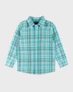 Image 4 of 5: Andy & Evan Boy's Four-Piece Sweater Vest Set, Size 2T-8