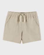 Image 3 of 5: Andy & Evan Boy's Seersucker Polo Shirt & Shorts Set, Size 2T-7