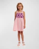 Image 1 of 4: Andy & Evan Girl's Dress W/ Crotchet Bodice, Size 2T-6X