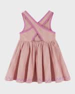 Image 2 of 3: Andy & Evan Girl's Dress W/ Applique, Size 2T-6X