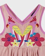 Image 3 of 3: Andy & Evan Girl's Dress W/ Applique, Size 2T-6X