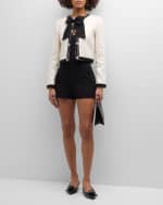 Image 5 of 6: Alice + Olivia Donald High-Waist Shorts
