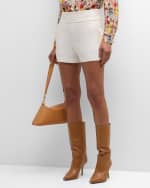 Image 2 of 6: Alice + Olivia Donald High-Waist Shorts