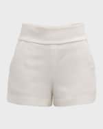 Image 1 of 6: Alice + Olivia Donald High-Waist Shorts