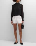 Image 5 of 6: Alice + Olivia Cady Mid-Rise Shorts