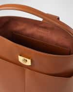 Image 5 of 5: Veronica Beard The Crest Lock Bucket Bag