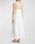 Image 3 of 6: Isabel Marant Erika Embroidered Sleeveless Maxi Dress
