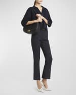 Image 2 of 6: Valentino Garavani VLOGO Flap Leather Shoulder Bag