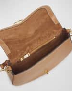 Image 5 of 6: Valentino Garavani VLOGO Flap Leather Shoulder Bag