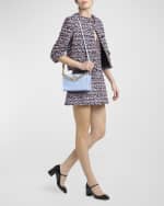 Image 2 of 6: Valentino Garavani VLOGO Mini Flap Leather Clutch Bag