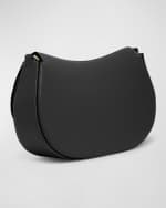 Image 4 of 6: Valentino Garavani VLOGO Large Flap Leather Shoulder Bag