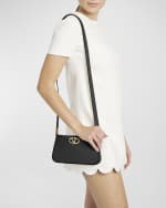 Image 3 of 6: Valentino Garavani The Bold VLOGO Calfskin Leather Crossbody Bag