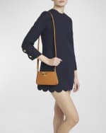 Image 3 of 6: Valentino Garavani The Bold VLOGO Calfskin Leather Crossbody Bag