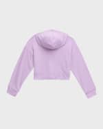 Image 2 of 6: Flowers by Zoe Girl's Star-Printed Hoodie, Size 4-6