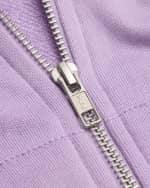 Image 3 of 6: Flowers by Zoe Girl's Star-Printed Hoodie, Size 4-6