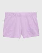 Image 1 of 6: Flowers by Zoe Girl's Star-Print Shorts, Size 4-6