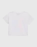 Image 2 of 6: Flowers by Zoe Girl's Multicolor Happy Face T-Shirt, Size 4-6